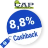 8,8% Cap-Bedrucken Rabatt – Cashback