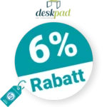 6% deskpad Rabatt – Newsletter