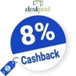 8% deskpad Rabatt – Cashback