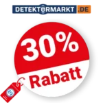 30% Detektormarkt Rabatt – Auf Gebraucht- & Vorführgeräte