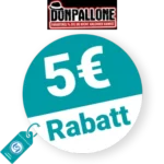 5€ Don Pallone Rabatt – Newsletter
