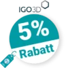 5% iGo3D Rabatt – Newsletter