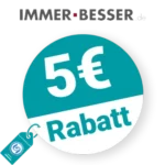 5€ immer-besser.de Rabatt – Newsletter