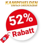 52% Kampfhelden Rabatt – Sale