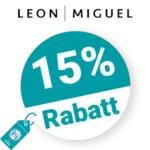 15% leonmiguel Rabatt – Newsletter