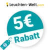 5€ Leuchten-Welt.com Rabatt – Newsletter