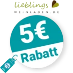 5€ Lieblingsweinladen Rabatt – Newsletter