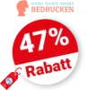 47% Masken-bedrucken Rabatt – Mengenrabatt