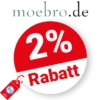 2% moebro Rabatt – Bei Vorkasse