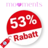 53% mooments Rabatt – Angebote