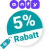 5% Onfy Rabatt – Newsletter