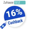 16% Zuhause TEST Rabatt – Cashback