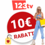 10€ 1-2-3.TV Gutschein