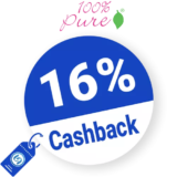 16% 100% Pure Rabatt – Cashback