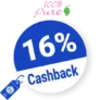16% 100% Pure Rabatt – Cashback