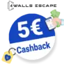 5€ 4Walls Escape Cashback