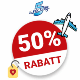50% 5vorFlug Gutschein
