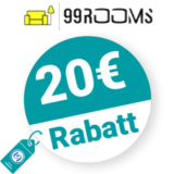 20€ 99rooms Rabatt – Newsletter