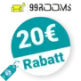20€ 99rooms Rabatt – Newsletter