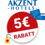 5€ AKZENT Hotels Gutschein