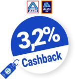 3,2% ALDI Cashback – AUF ALLES