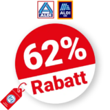 62% ALDI Rabatt – Auf aktuelle Aktionen