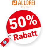50% ALLDREI Rabatt – Auf ausgewählte Produkte