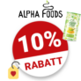 10% Alpha Foods Gutschein