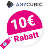 10€ AnyCubic Gutschein – AUF ALLES