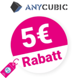 5€ AnyCubic Gutschein – AUF ALLES