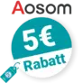 5€ Aosom Rabatt – Newsletter