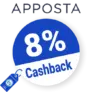 8% Apposta Rabatt – Cashback