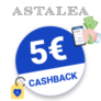 5€ Astalea Cashback