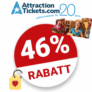 46% Attraction Tickets Gutschein