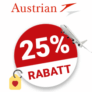 25% Austrian Airlines Gutschein