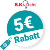 5€ B.K.Licht Rabatt – Newsletter