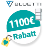 1100€ BLUETTI Gutschein – EP600 Systeme