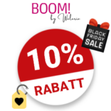 10% BOOM! By Waleria Gutschein am Black Friday