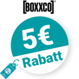 5€ BOXXCO Rabatt – Newsletter
