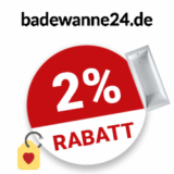 2% Badewanne24 Gutschein