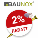 2% Baunox Gutschein auf die Hausmarke