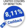8,11% Benetton Cashback – AUF ALLES