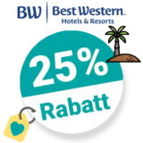 25% Best Western Gutschein – Frühbucher
