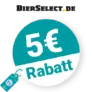 5€ BierSelect Rabatt – Newsletter