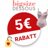 5€ Bigsize Dessous Gutschein