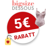5€ Bigsize Dessous Gutschein