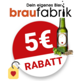 5€ Braufabrik Gutschein
