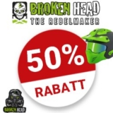 50% Broken Head Gutschein