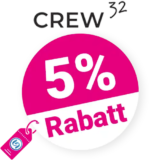 5% CREW32 Gutschein – AUF ALLES