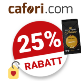 25% Cafori Gutschein